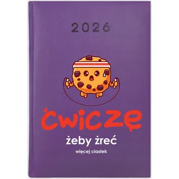 Kalendář Knihový kalendář 2026 A5 fialový