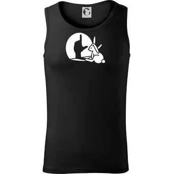 Zajíc stín loser - Tílko pánské Core - XL ( Černá )