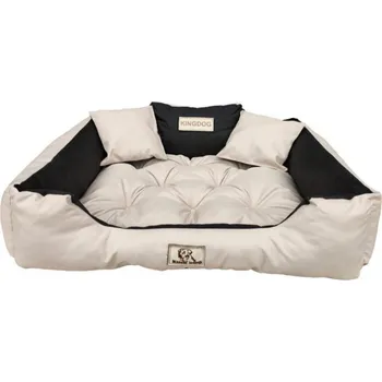 Pelíšek pro psa JAKS Pelíšek pro psa voděodolný béžový Kingdog Pelíšek velikosti: 55 x 45 cm