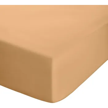 Prostěradlo Žluté/oranžové napínací perkálové prostěradlo 135x190 cm Easy Iron Percale – Catherine Lansfield ID_1799983