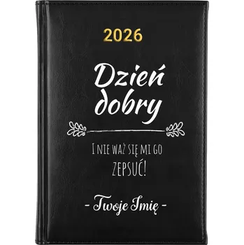 Kalendář Knižkový kalendář 2026 A5 černý