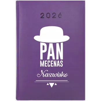 Kalendář Knižní kalendář 2026 A5 FunnyCase fialový