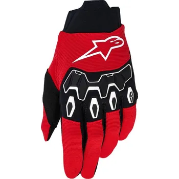 Moto oblečení Motokrosové rukavice Alpinestars Full Bore V2 červeno-černo-bílé 2XL