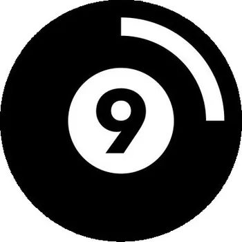 Samolepicí dekorace na vozidlo Samolepka na auto kulečníková koule číslo 9