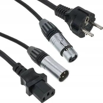 Napájecí kabel Kabel XLR - XLR The Sssnake PC 15 Napájecí audio kabel 15 m