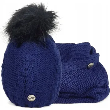 Čepice HORSENJOY čepice s nákrčníkem MIRELLA, tmavě modrá