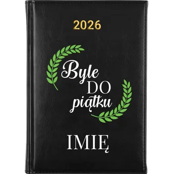 Kalendář Knižkový kalendář 2026 A5 černý