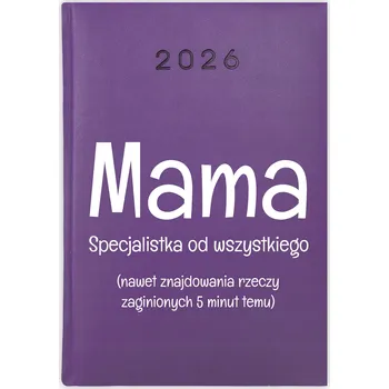 Kalendář Knihový kalendář 2026 A5 fialový