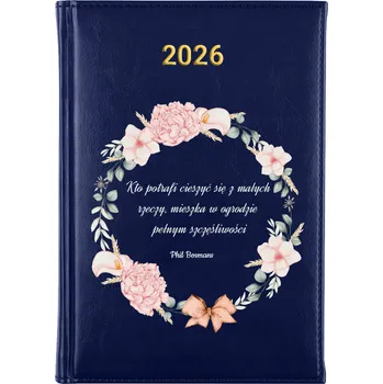 Kalendář Knižní kalendář 2026 A5 modrý