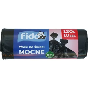 Pytle na odpadky PYTLE NA ODPADKY PEVNÉ FIDO 120L 10 ks