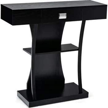 Konferenční stolek Konzolový stolek Costway Konzolový Stolek matně černý, 91 x 88 x 30 cm