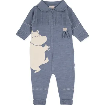 Kojenecký overall Dětský merino overal Moomin "Blue" Lillelam VELIKOST: 56/2 měsíce