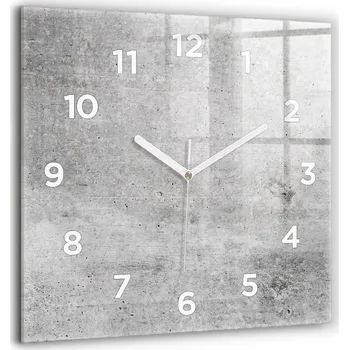 Hodiny Nástěnné hodiny Wallfluent šedé 60 cm