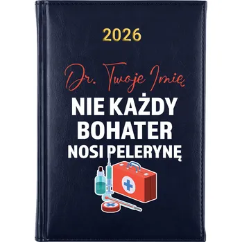 Kalendář Knižkový kalendář 2026 A5 FunnyCase modrý