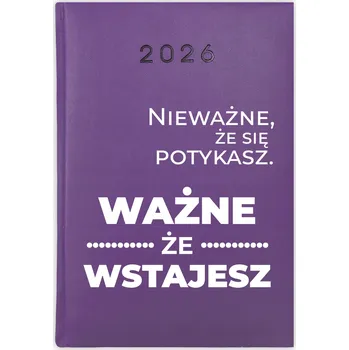 Kalendář Knihový kalendář 2026 A5 fialový