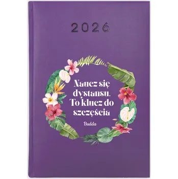 Kalendář Knižní kalendář 2026 A5 FunnyCase fialový