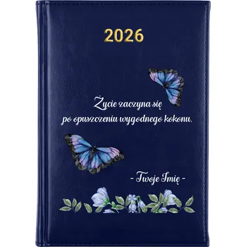 Kalendář Knižní kalendář 2026 A5 modrý