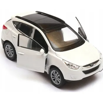 autíčko Model auta Hyundai Tucson, měřítko 1:34 - 39 WELLY, bílý