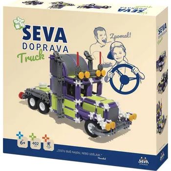 Stavebnice Seva SEVA DOPRAVA Truck polytechnická STAVEBNICE 402 dílků 63