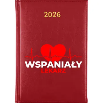 Kalendář Knižní kalendář 2026 A5 FunnyCase červený