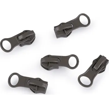 Zip Jezdec ke spirálovým voděodolným zipům No 7, barva 2 (G326) šedá