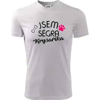 Jsem ségra Krysaříka - Dětské triko sportovní (dresovina) - 158 cm/12 let ( Bílá )
