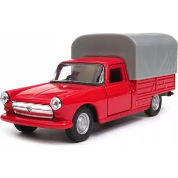 autíčko Peugeot 404 pick-up 1:34 - 39 model WELLY červený
