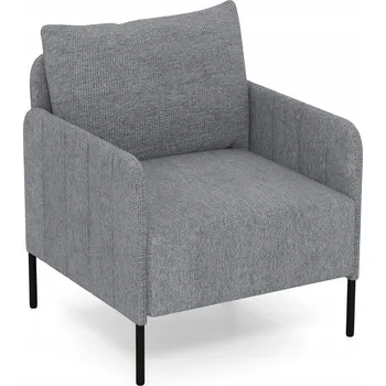 Křeslo Tradiční křeslo Costway šedé