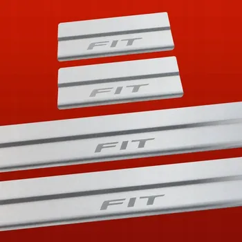 autokoberec HONDA JAZZ MK4 Prahy dveří FIT Matné provedení z nerezové oceli 3