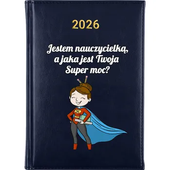 Kalendář Knižkový kalendář 2026 A5 FunnyCase modrý