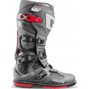 Moto obuv GAERNE CROSS boty SG-22 ANTRACITOVÁ/ČERNÁ/ČERVENÁ velikost 44