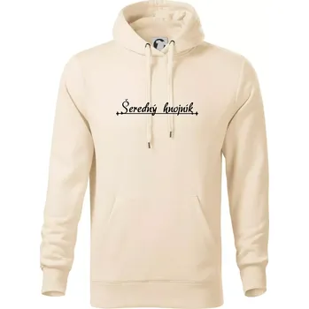 Pánská mikina Staročeština - Šeredný hnojník - venkovan, sedlák - Mikina pánská Cape s kapucí - 5XL ( Mandlová )