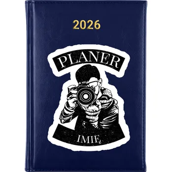 Kalendář Knižní kalendář 2026 A5 modrý