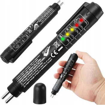 Brzdová kapalina TESTER MĚŘIČ BRZDOVÉ KAPALINY LED DOT 3 4 5