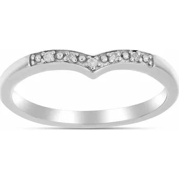 Prsten Prsten stříbrný s broušeným diamantem Ag 925 016262 DIA 62 mm (US 10), 1,2 g