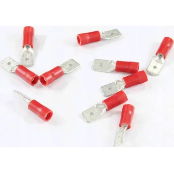 Auto elektroinstalace PLOCHÝ KONEKTOR 6,3MM ZÁSTRČKA IZOLOVANÁ, 0,8MM, 0,5-1,5MM