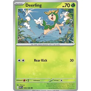 Sběratelská karetní hra Deerling 006/086 - White Flare Typ karty: Non-Holo