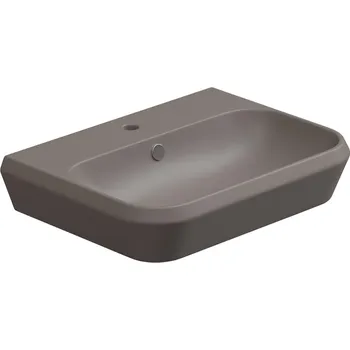 Umyvadlo Umyvadlo Cruise, keramické, tortora matné, 65x48 cm, CRLAVBW65029