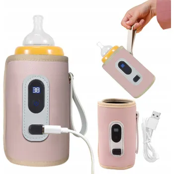 PŘENOSNÝ USB TERMOS OHŘÍVAČ VODĚODOLNÝ PRO LÁHVE NA MLÉKO 5 RYCHLOSTÍ