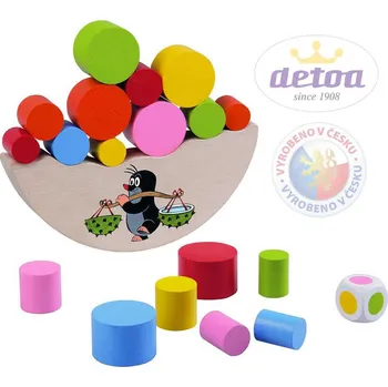 Dřevěná hračka DETOA Hra Krtku, nerozlij to ! *DŘEVĚNÉ HRAČKY* dt13805