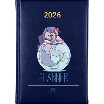 Kalendář Knižní kalendář 2026 A5 modrý