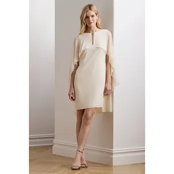 Dámské šaty Šaty Lauren Ralph Lauren béžová barva, mini, 253957566 01X, vel. 36