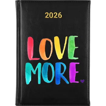 Kalendář Knižkový kalendář 2026 A5 černý