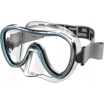 Potápěčská maska Potápěčské brýle Seac NATUA, transparentní silikon, světle modrý rámeček