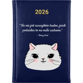 Kalendář Knižní kalendář 2026 A5 modrý