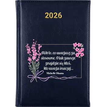 Kalendář Knižkový kalendář 2026 A5 FunnyCase modrý