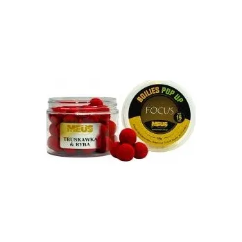 Boilies Pop Up boilies Focus 15mm Jahoda & Ryba
