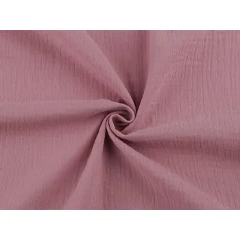 Mušelín / dvojitá gázovina Varianta: 4 lila, Balení: 1 m