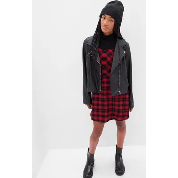 Dívčí šaty GAP Dívčí Dětské kostkované šaty GAP Červená 134/140 (2304778)