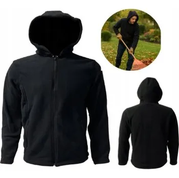 Pánská mikina Pánský silný fleecová mikina s kapucí mikina fleecová PRACOVNÍ teplá OUTDOOR BOZP 3XL